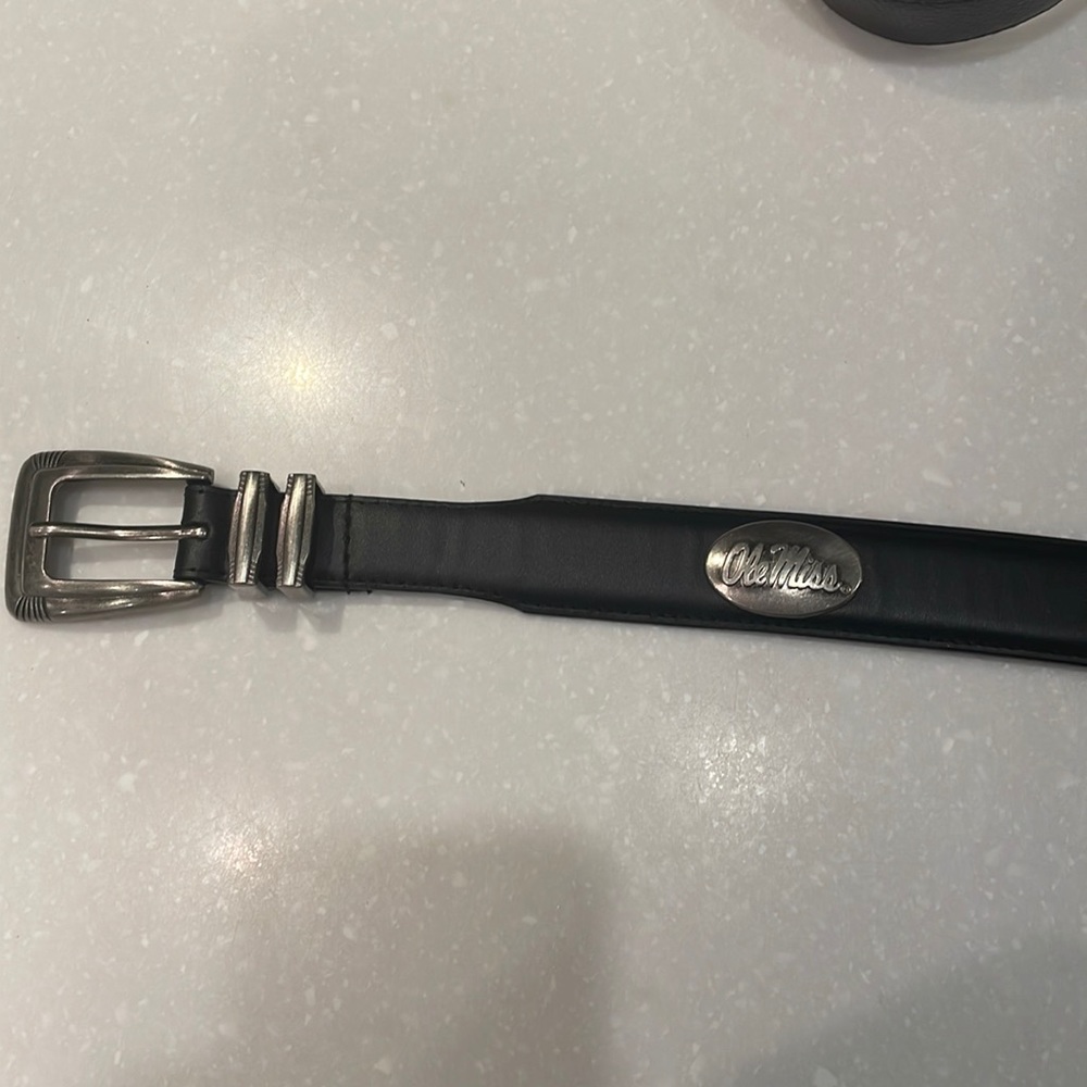 Ole Miss belt black